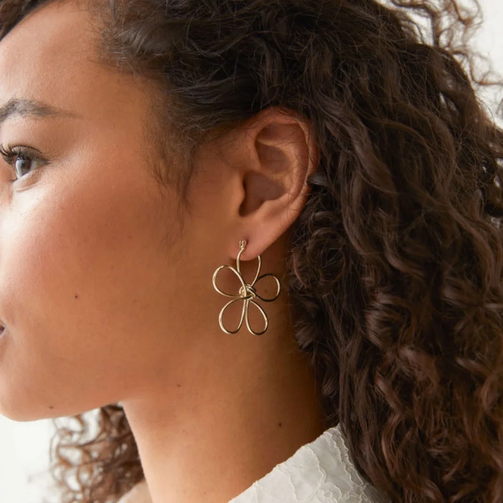 & Other Stories Floral Drop Earrings_2